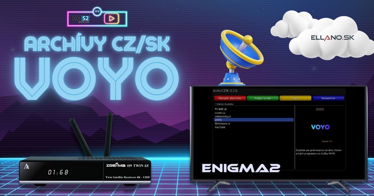 VOYO ako nainstalovat v enigma2