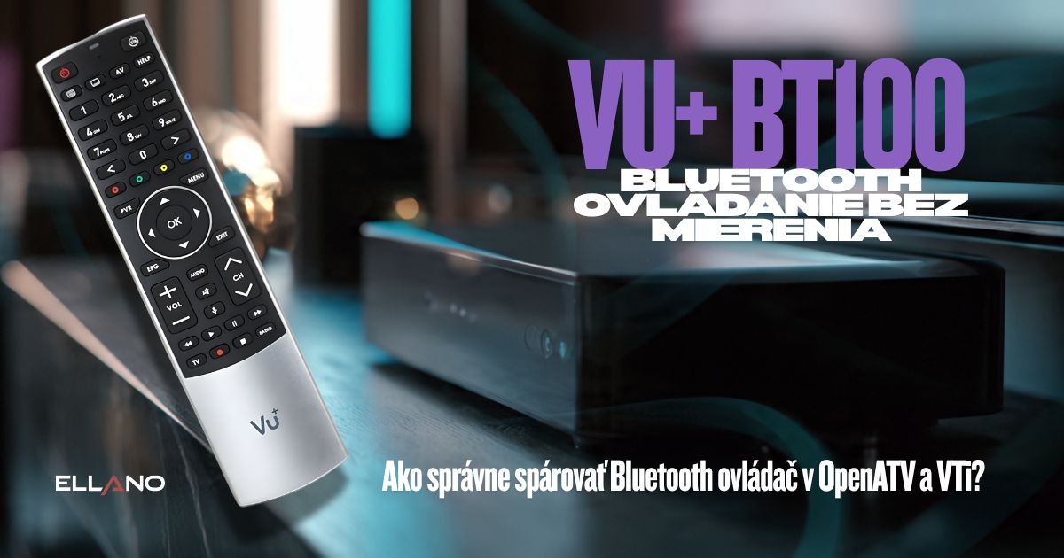 Bluetooth diaľkové ovládanie VU+ – párovanie v OpenATV a VTi