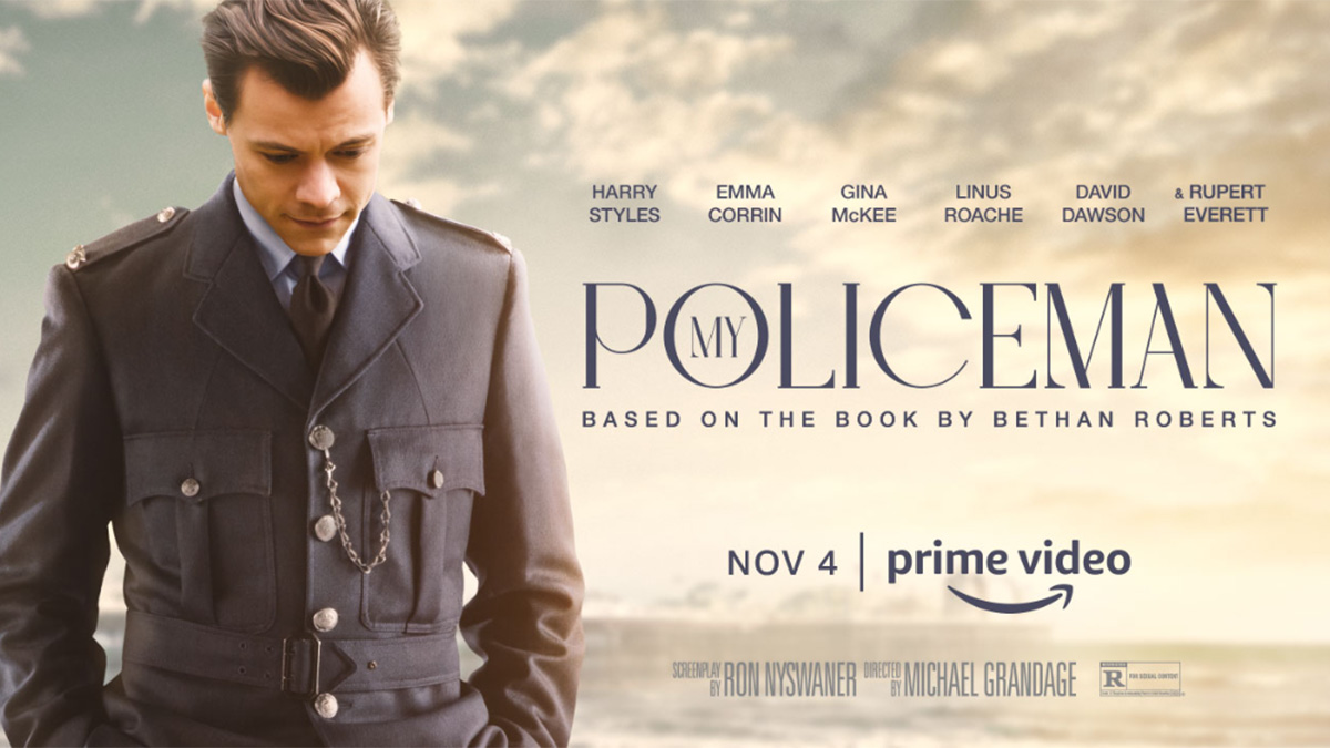 tv film my policeman key art harry styles