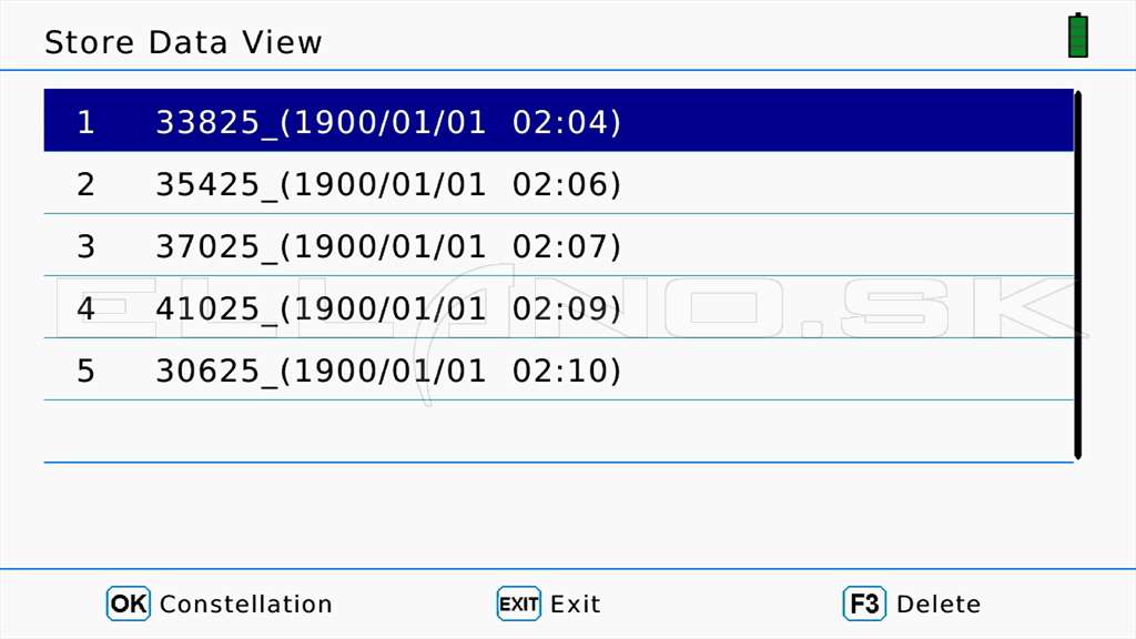 07 Store Data View Cab Const Table