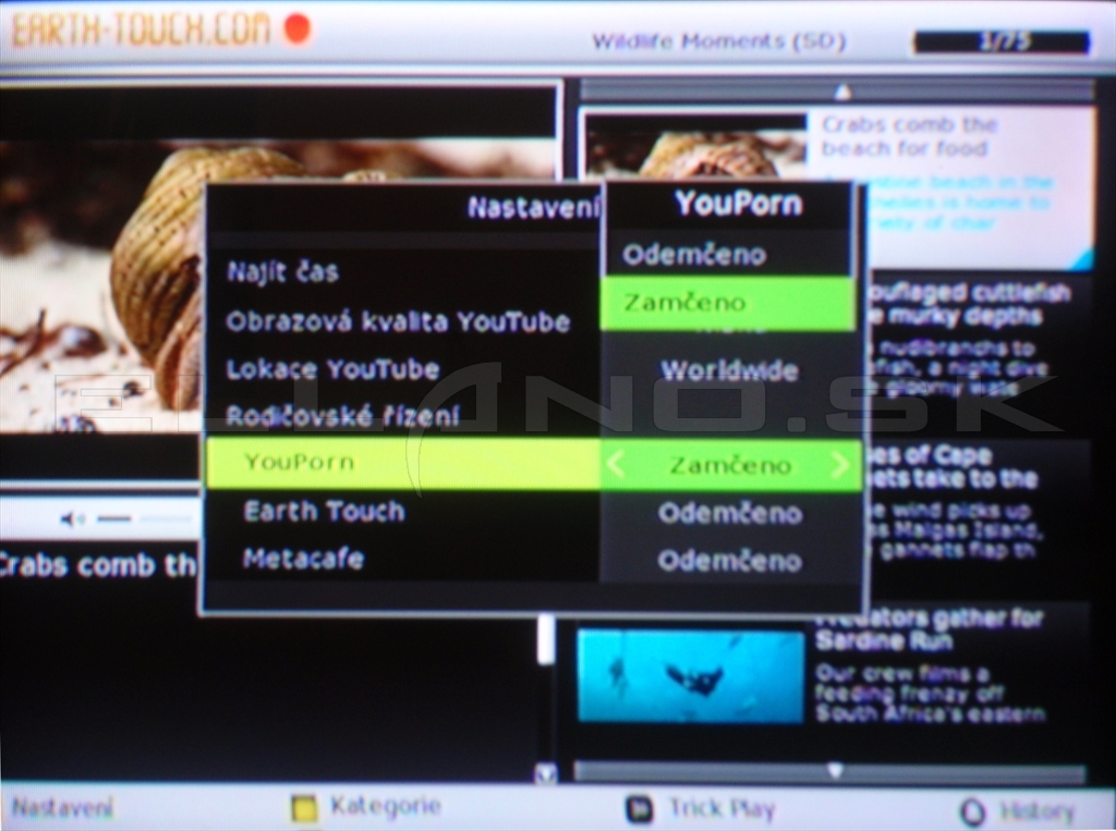 nastaven pstupu k free tv 2
