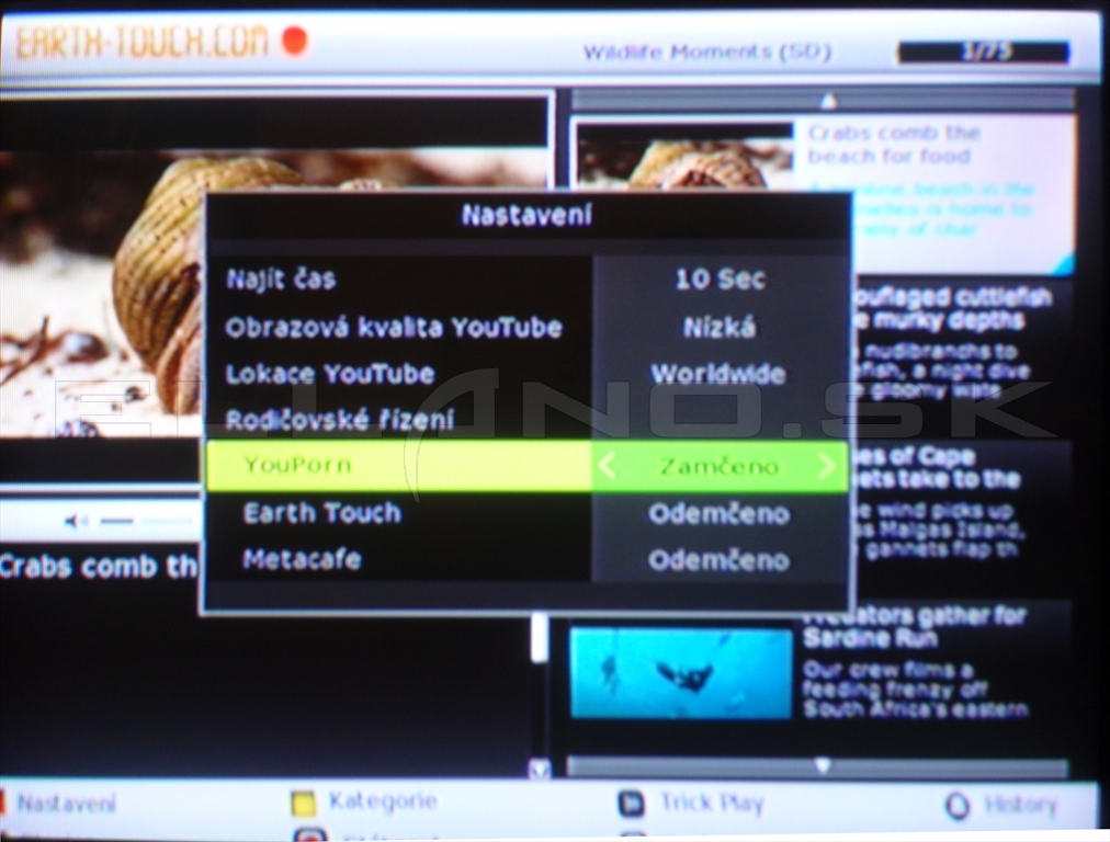 nastaven pstupu k free tv