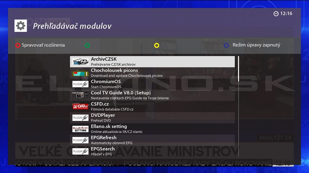 Pluginy Enigma2 VTI 15.0.04 VU+ Solo 4K