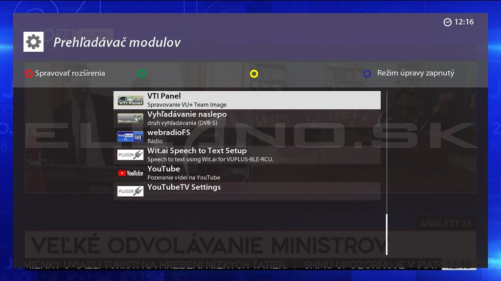 Pluginy Enigma2 VTI 15.0.04 VU+ Solo 4K