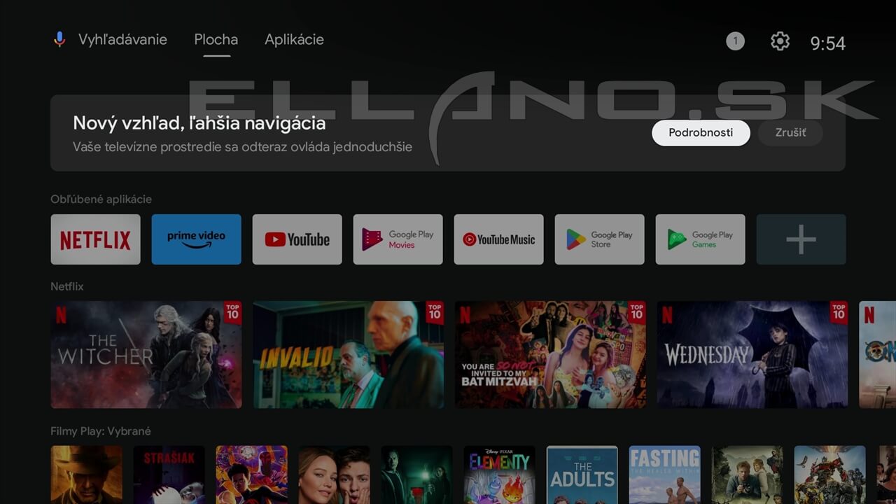android tv zmena dizajnu 2023 11015