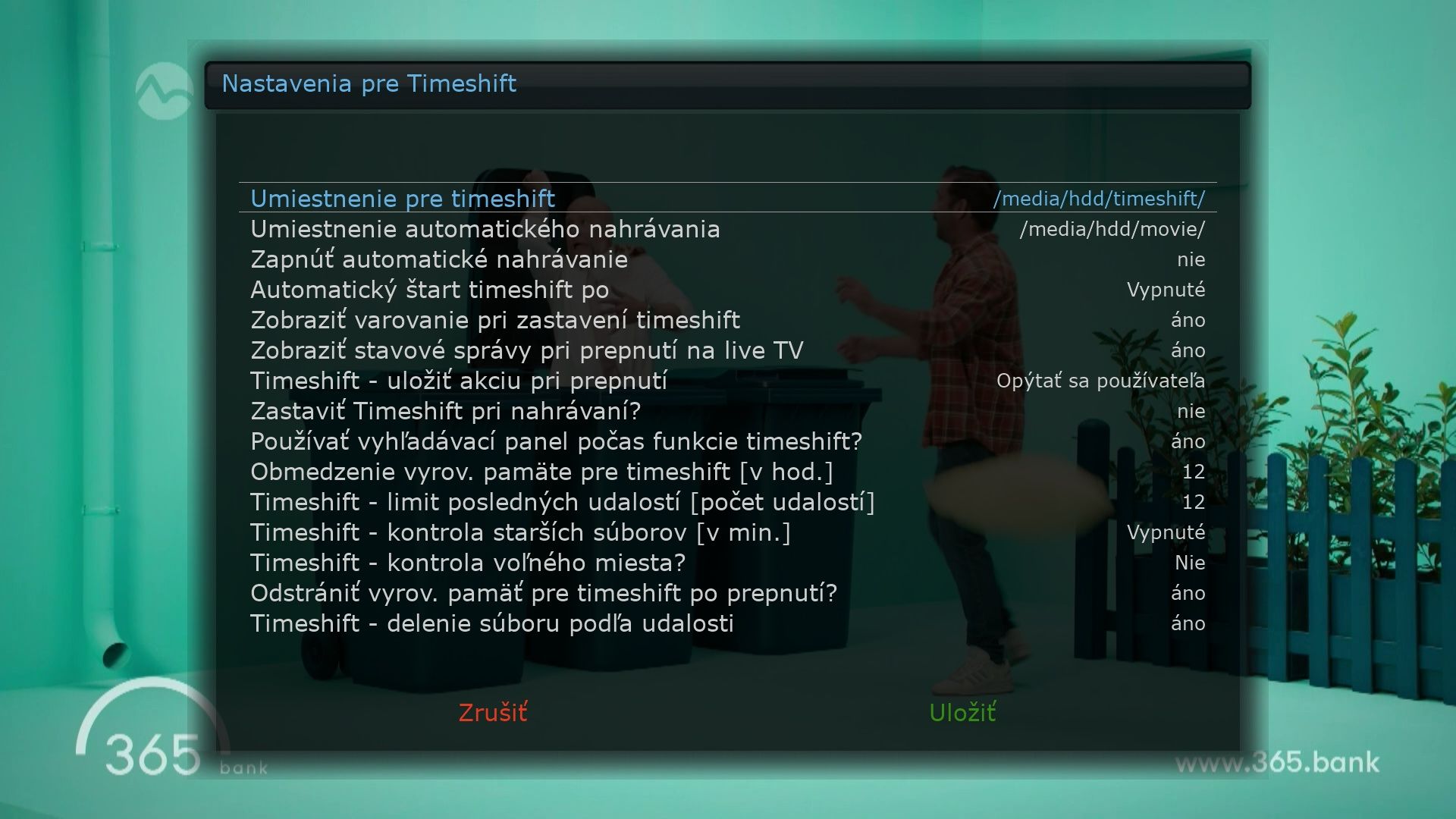 Permanent Timeshift